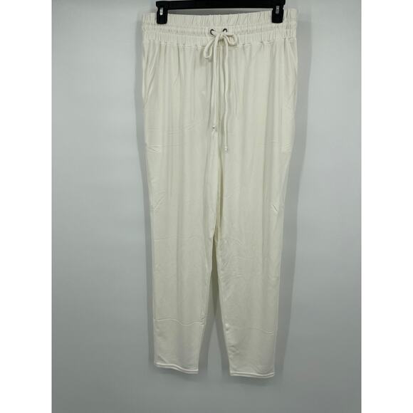 Fabletics Womens White Blaine Harem Jogger Sweatpants Pants NEW Size XL - Picture 2 of 12